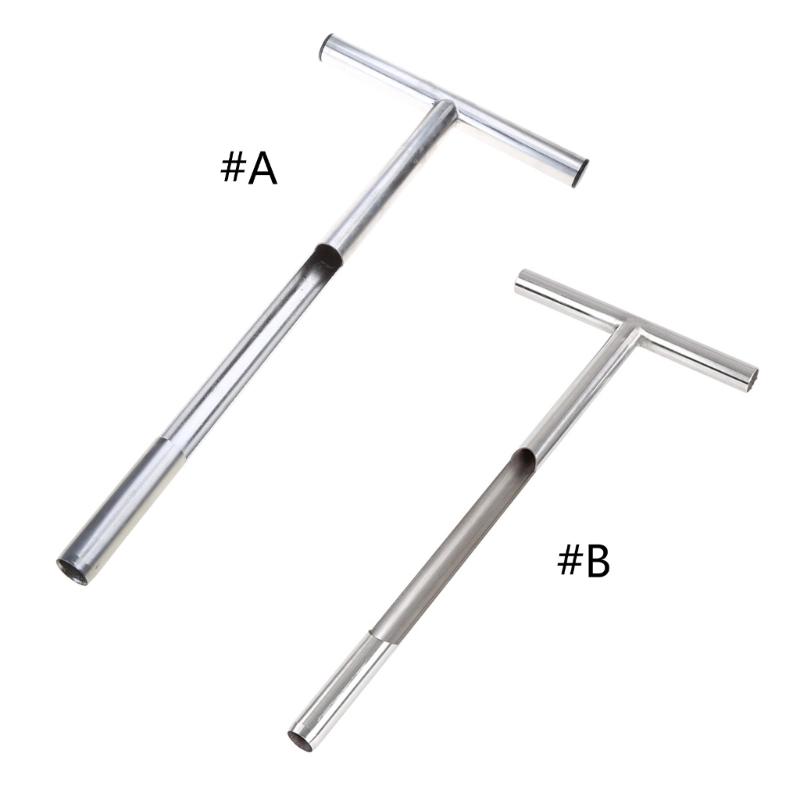 Soil Sample Probe StainlessSteel Soil Sampler T-Handle Floor Test for Golf Courses, Soil Sample, Plant