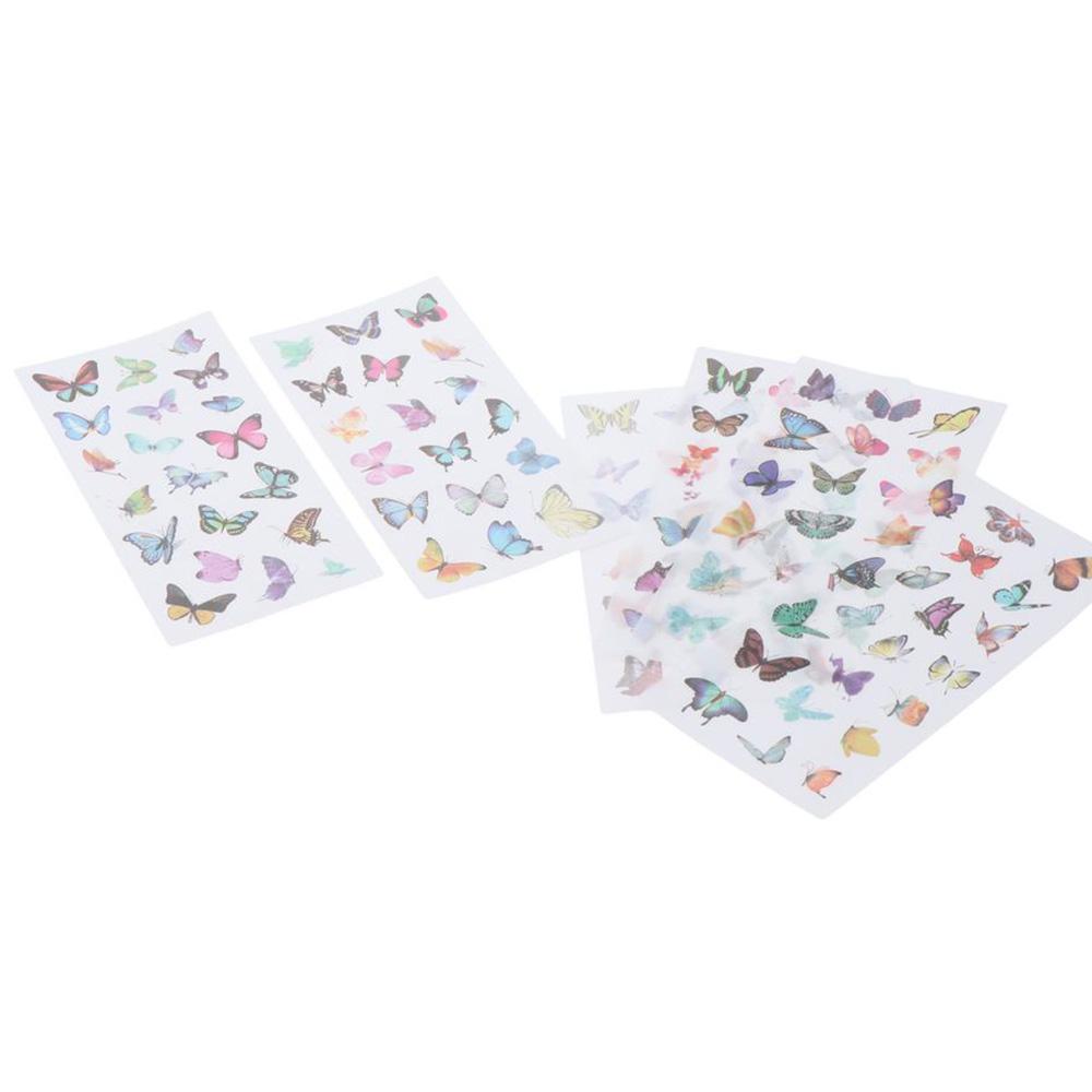

Washi Paper Stickers Multicolored Self-Adhesive Stickers Aesthetic Stickers for DIY