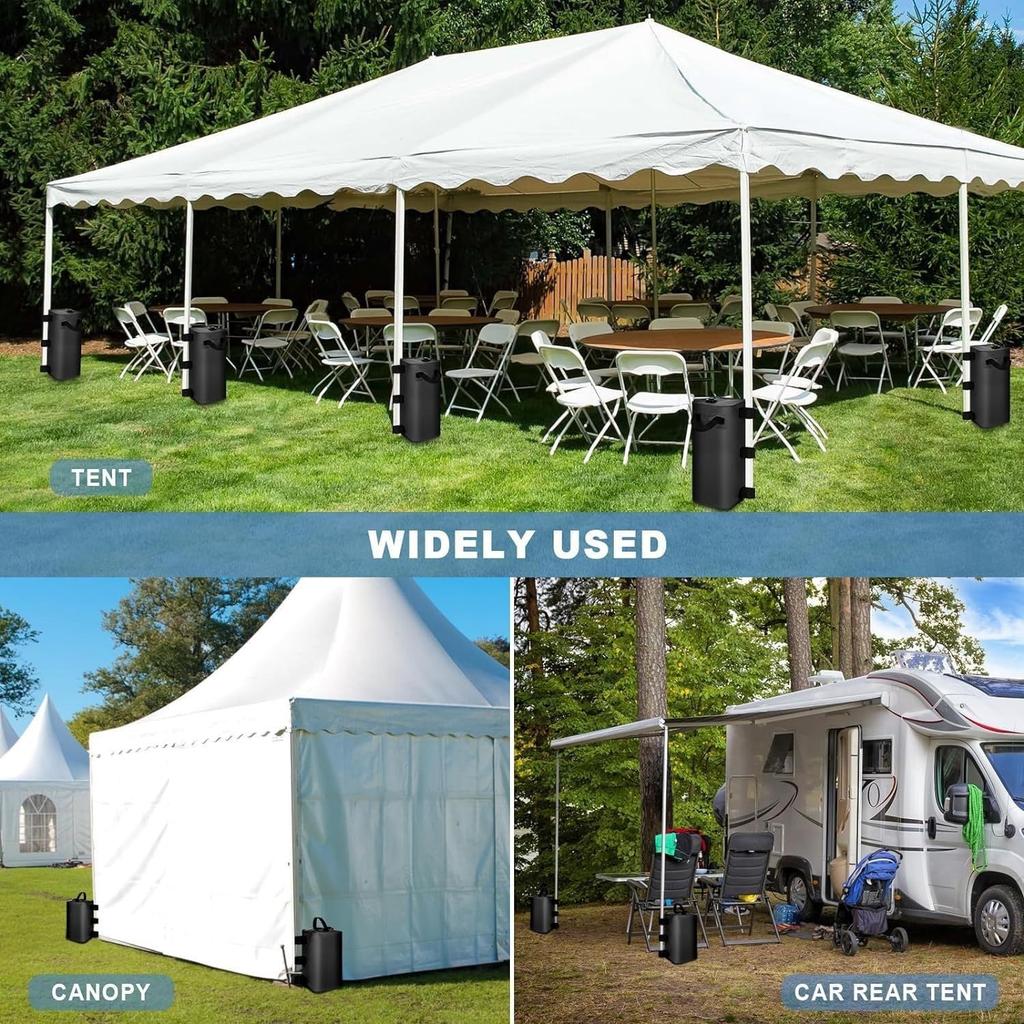 Canopy Water Weight Bag, Water Weights Bag, Large Gazebo Weights Sand Bags, Tent Sandbags, Gazebo Leg Weights Bags, Large Capacity Water Sand