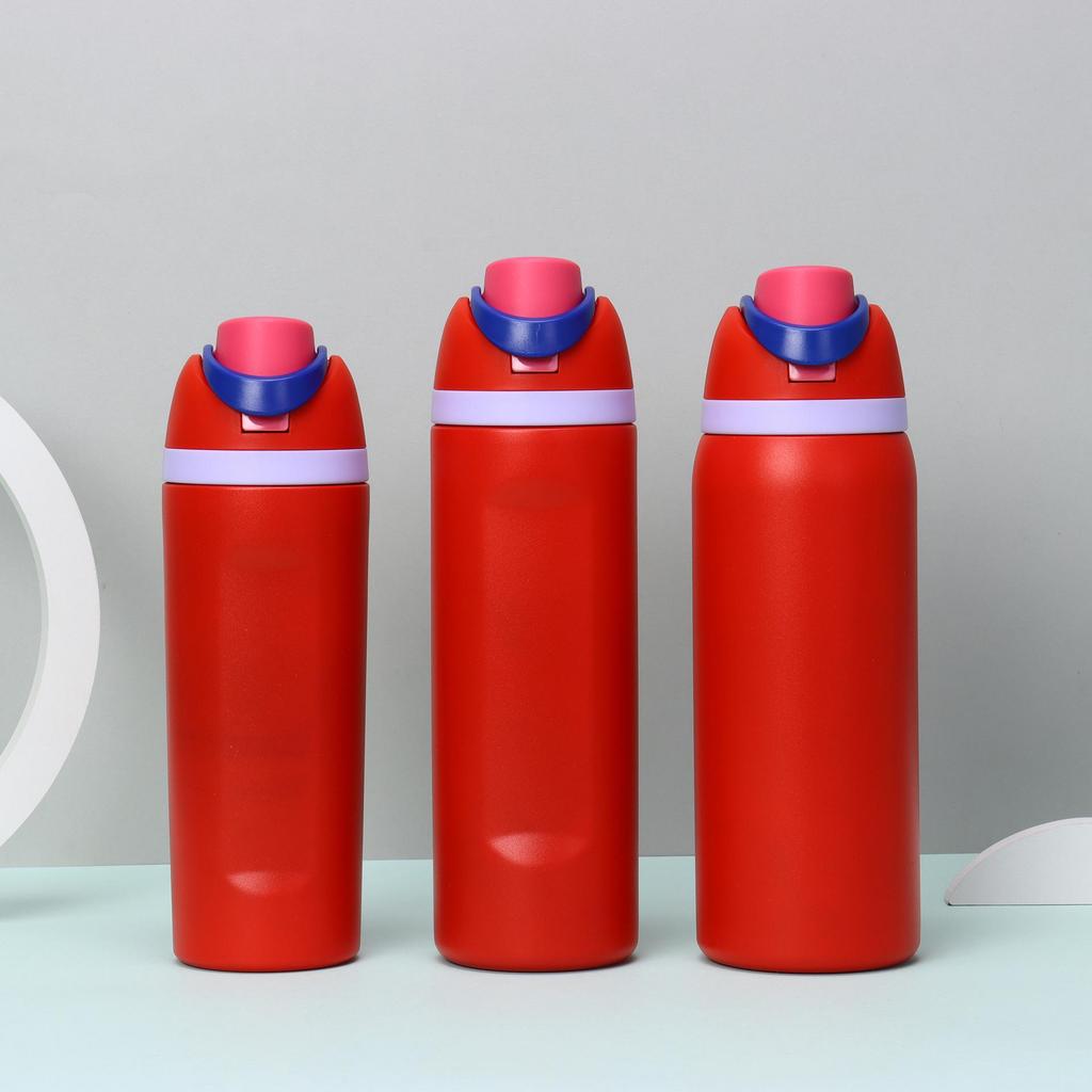 Stainless Steel Insulated Sports Water Bottle - Large Capacity, Portable, Direct Drink