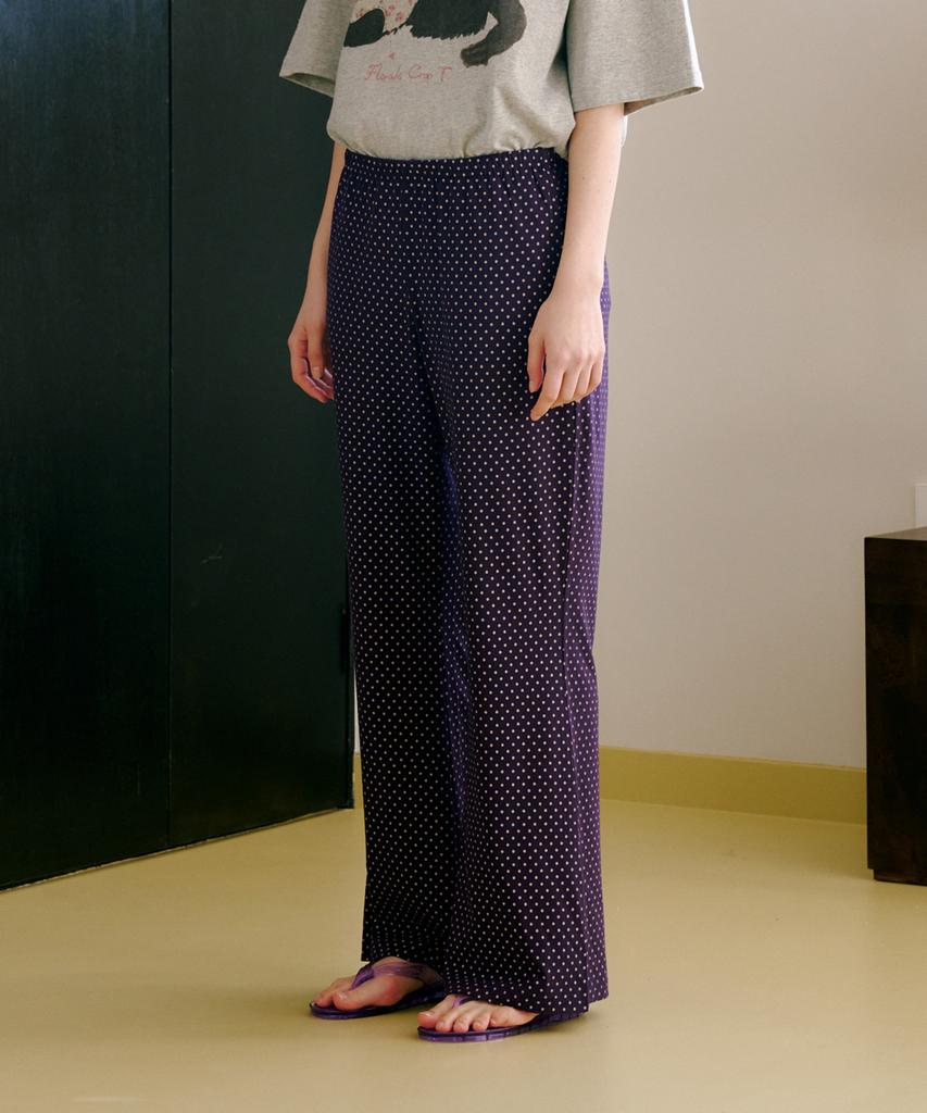 FUNFROMFUN Playful Banding Pants, Violet