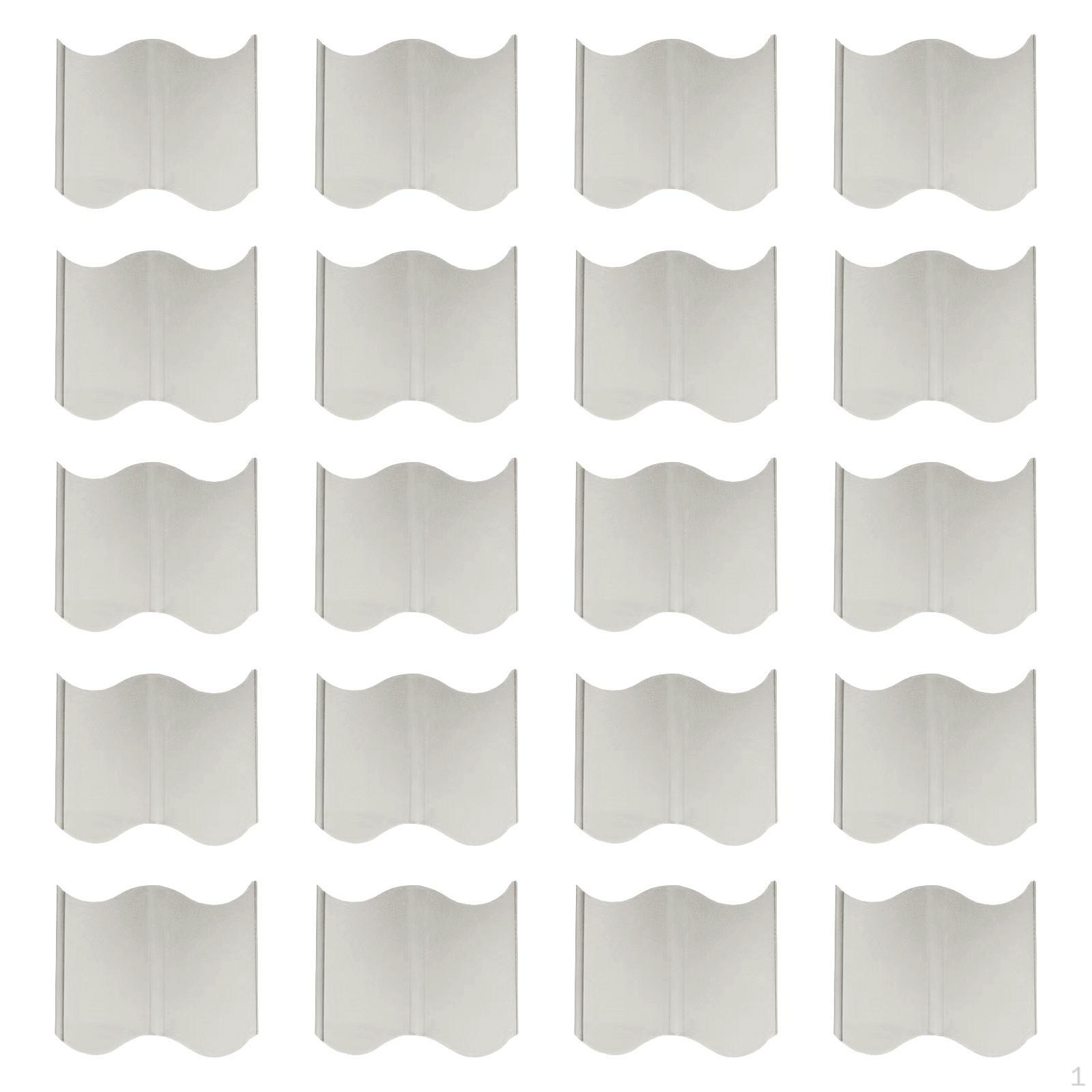 

20 шт. Садовый бордюр белый