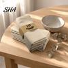 Farmhouse Style Napkins Rustic Linen Napkin, 16 Inch Cloth Solid Color Stitched Machine Washable Napkin for Dining Table Wedding Bridal Shower