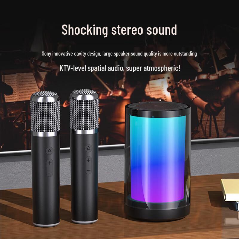 Suoai K35M Bluetooth Portable Speaker with Dual Microphones
