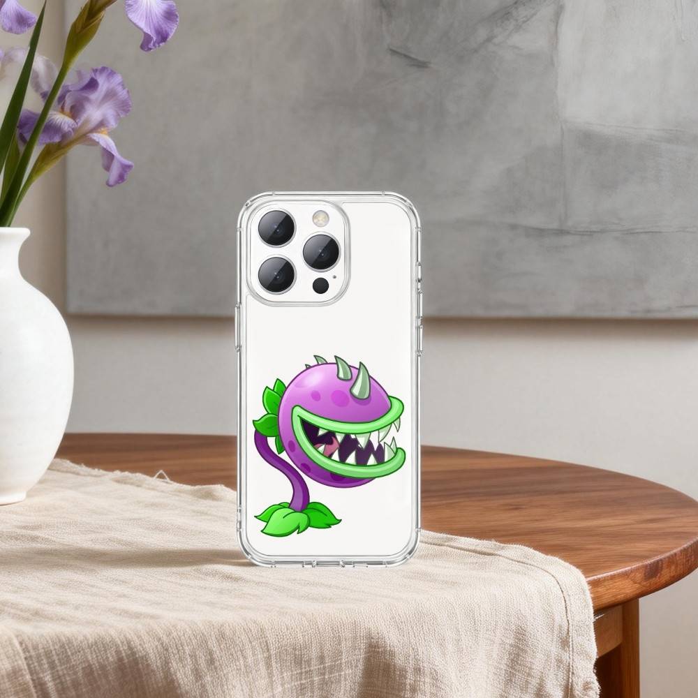 

P-Plants vs Z-Zombies-S Phone Case For iPhone17p 16 15 14 13 12 11 Mini Pro Max Plus Transparent Cover iPhone16plus