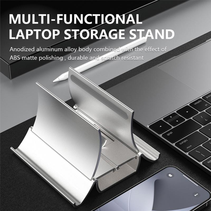 Non-slip Mechanical Gravity Tablet Bracket Home Office Notebook Universal Vertical Space Saving