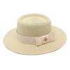 Convex Top Straw Hat Men'S And Women'S Sunshade Sun Protection Big Edge Panama Top Hat Straw Hat Gentleman'S Hat