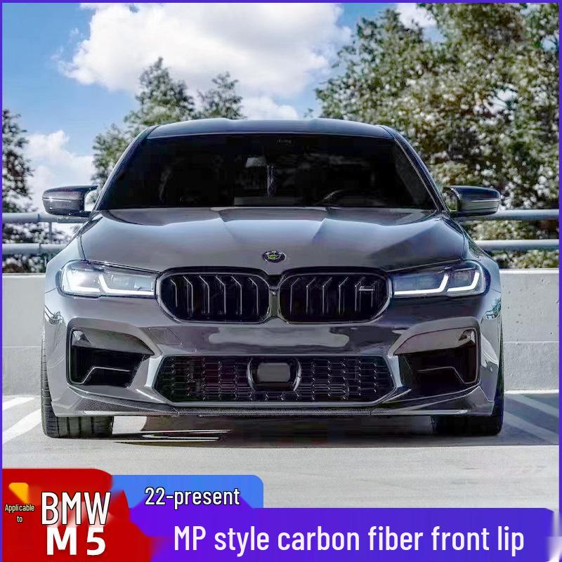 BMW M5 F90 MP Carbon Fiber Front Lip & Shovel Body Kit