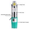 DC 24V 260W High Lift 50m Solar Water Pump Deep Well Pump Submersible DC Pump for Garden Home Agricultural Irrigation