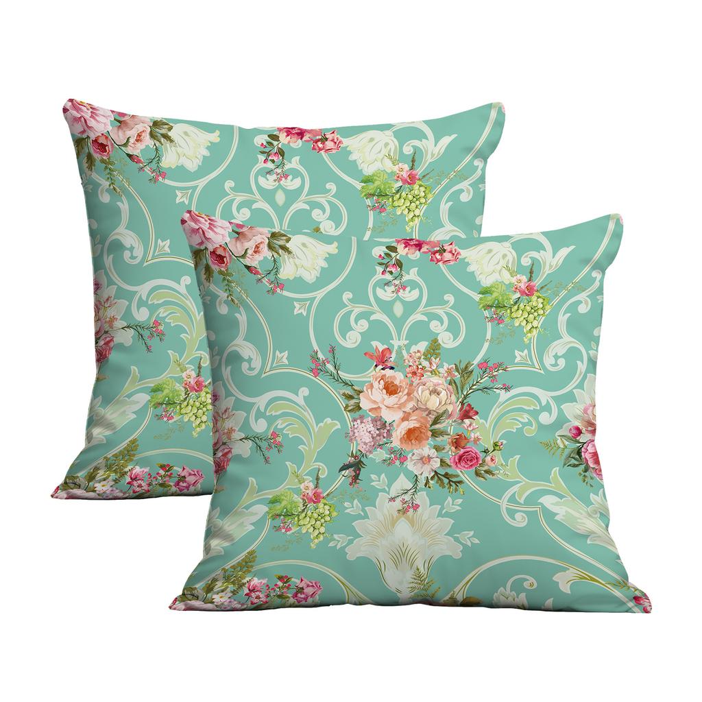 New Creative European Retro Floral Pillowcase Double-sided Printed Home Cushion Pillowcase Multiple Styles Available
