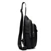 Real Cowhide Men's Bag Single Shoulder Crossbody Genuine Leather Chest Korean Casual Top Layer
