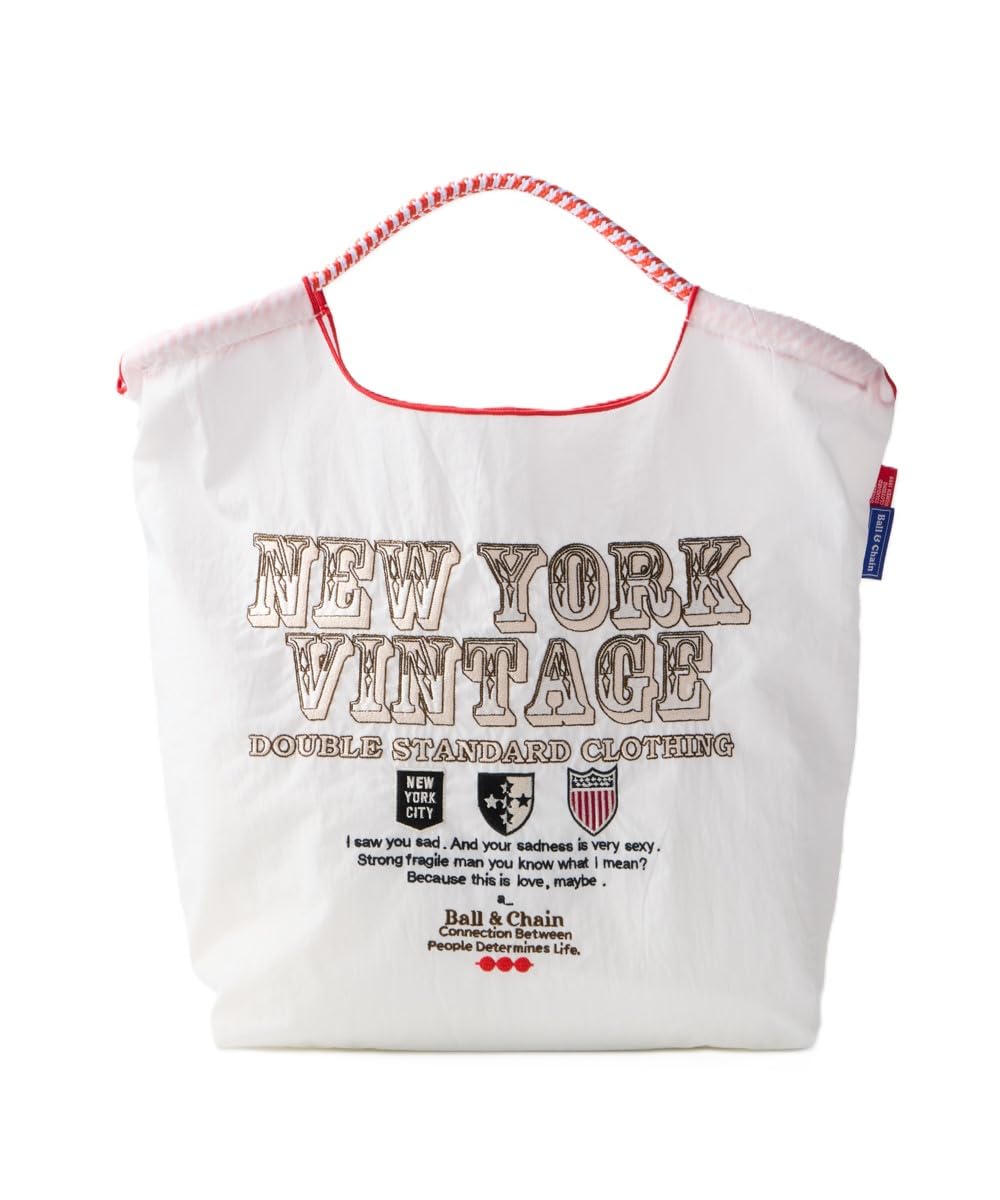 

Double Standard Clothing Ball & Chain NY Vintage Shopping Bag 0400-007-253 Women s Off-White One Size