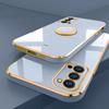 Soft Case Ring Plating Finger For Samsung Galaxy A22 A32 S20 S21 Huawei P50 P40 Honor 60 50 Redmi Note 11 10 Iphone13 12 11 Silicon Stand Holder Cover