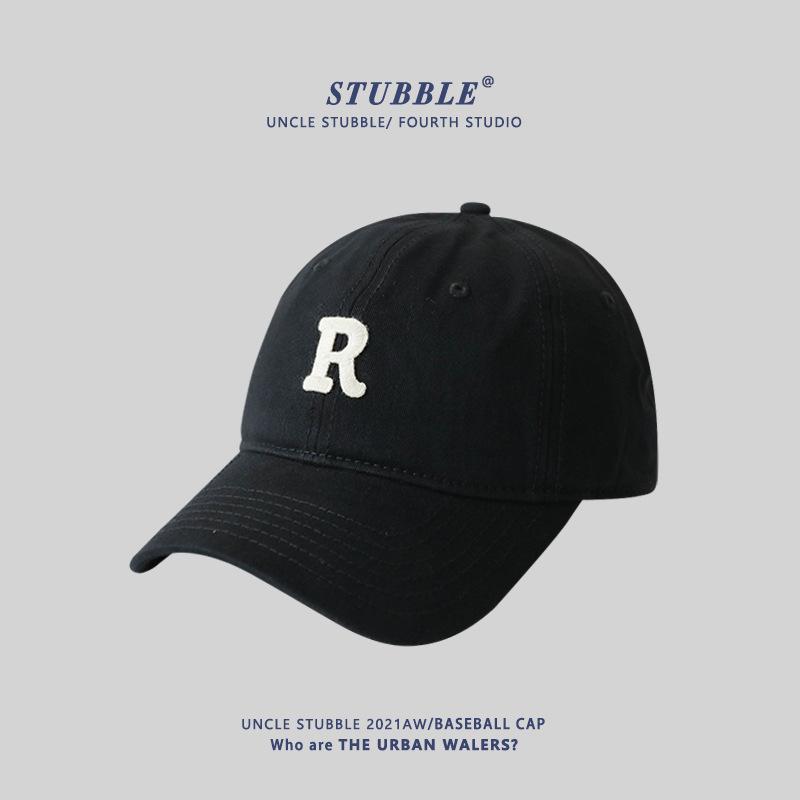 

Fashion Classic Solid Design Baseball Cap Women Men Korean Version Soft Top Letter Suncap Golf Cotton Srteetstyle Sunscreen Cap S