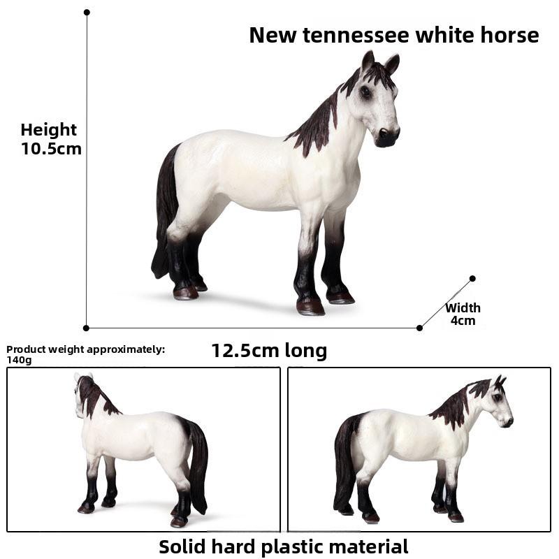 Wild Animal Model Kids Educational Toy Plastic Horse Figurine For Children Play
