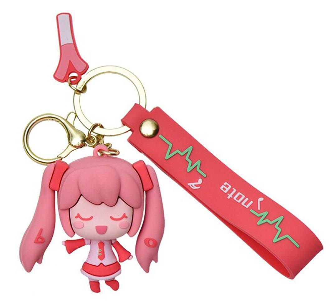 

Міку Хатсуне брелок Хацуне фігурка Miku Hatsune вокалоїд аніме 6см 6 рожевий