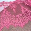 3m x 34.5cm Dark Pink French Chantilly Lace, Inelastic Eyelash Lace Fabric  for Sewing, Bra, Underwear, Lingerie, Dress, Garment, Crafting