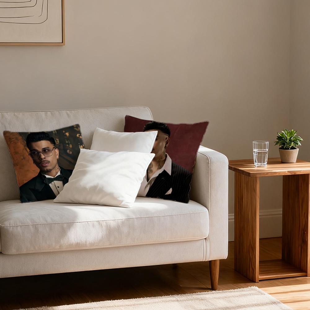 Pillow Case luxurious home office, sofa decorative Multi sized car seat cushions, pillowcases Singer Rauw Alejandro Nuestra