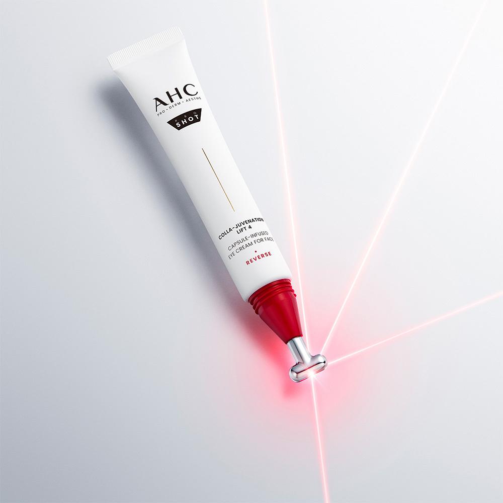 Ahc [exclusive] Ahc Pro Shot Cola Juvination Eye Cream For Face 30ml Project  + Serum 10ml 