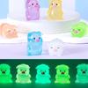 Adorable Glow-in-the-dark Pig Figurine Resin Craft For Diy Decor And Desktop Accents