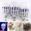 2-Wege-9W/20W LED-Mückenvernichter-Glühbirne LED-Glühbirne Nachtlicht Anti-Moskito Muggen Bug Zapper Garten E27 Stecker AC 220V
