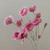 Künstliche Blumen Langer Stiel Falscher Mohn Seidenblumen Einweihung Garten Zuhause Tisch Hochzeit DIY Hochzeitsfeier Strauß Dekoration