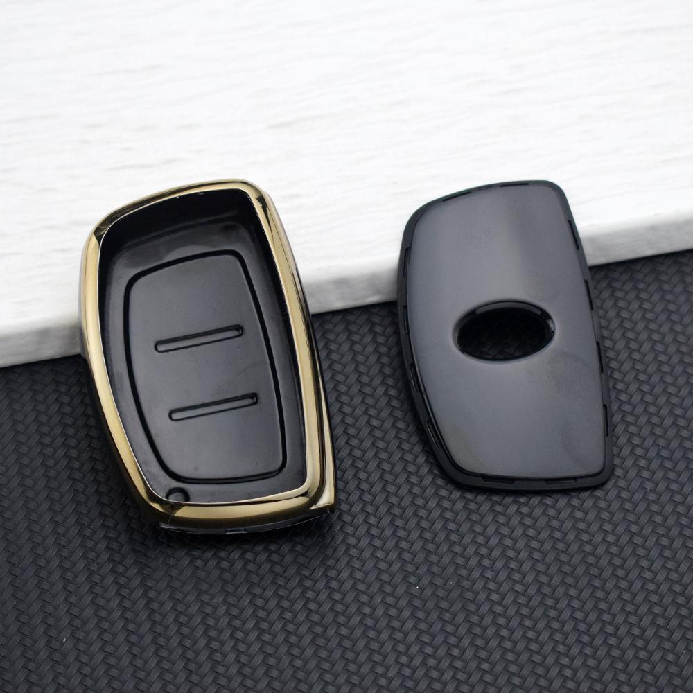 3 Buttons TPU Car Key Case Cover For Hyundai Tucson Sonata Santa Fe Elantra Accent Solaris Verna Ix25 Ix35 I20 I30 I40 Auto Bag