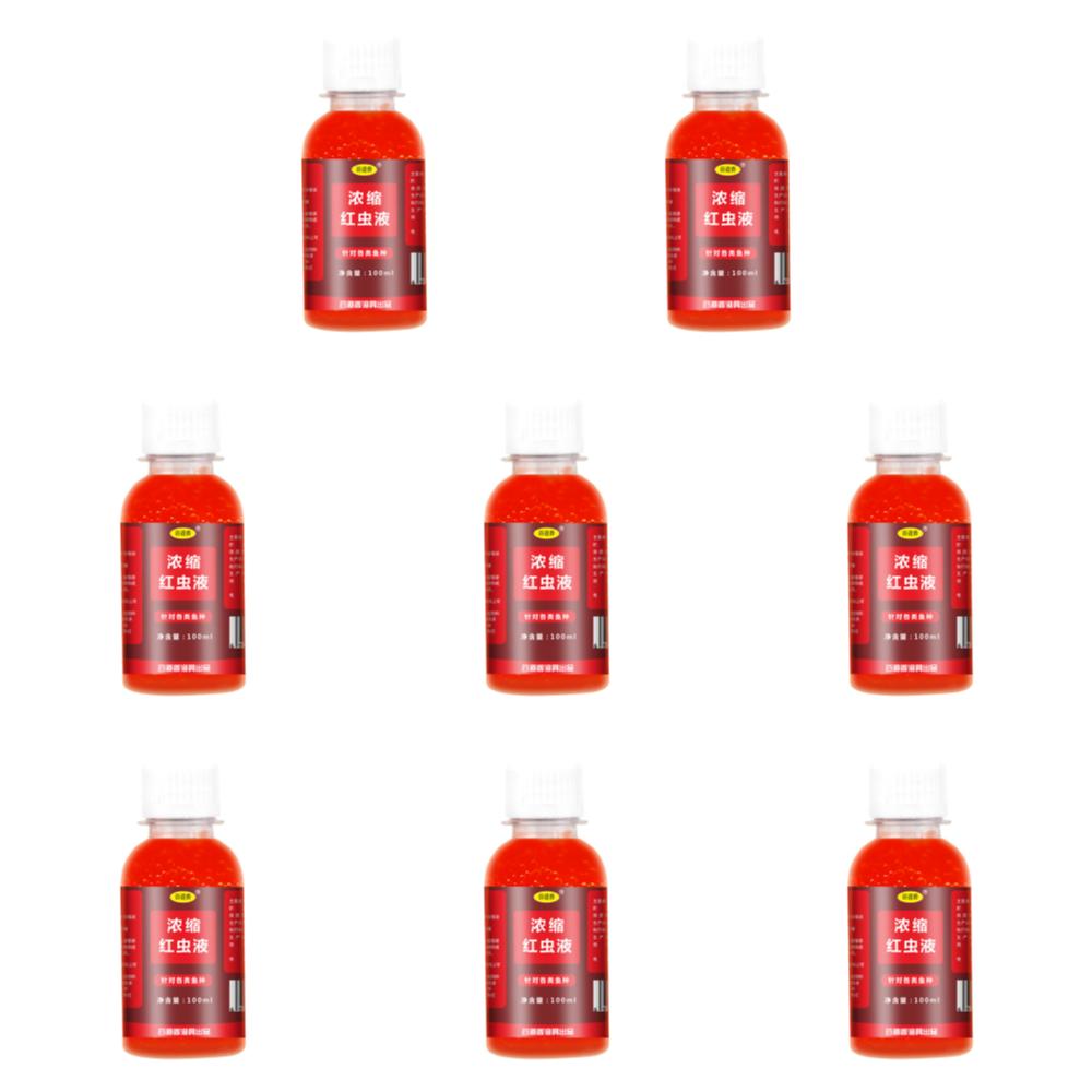 60/100ML Flüssiger Fischköder Konzentrierter Fischköderzusatz Roter Wurm Flüssiger Blutwurmduft Fischlockstoff Angelzubehör