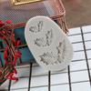 Cake Silicone Mold Christmas Holly  Fondant Chocolate Cookies Candy Molds Tools