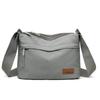 Simple Solid-color Nylon Cloth Bag for Women, 2026 New Multifunctional Casual Waterproof Portable Fashion Single-shoulder Crossbody Bag