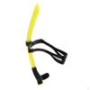 1 Piece Snorkel with Head Strap Silicone Mouthpiece Purge Valve Center Mount for Training