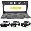 Foldable Tailgate Table for 2007-2024 Jeep Wrangler Jk and Jl, Rear Trunk Folding Storage Rack, Luggage Rack with Molle Panel, Wrangler Camping