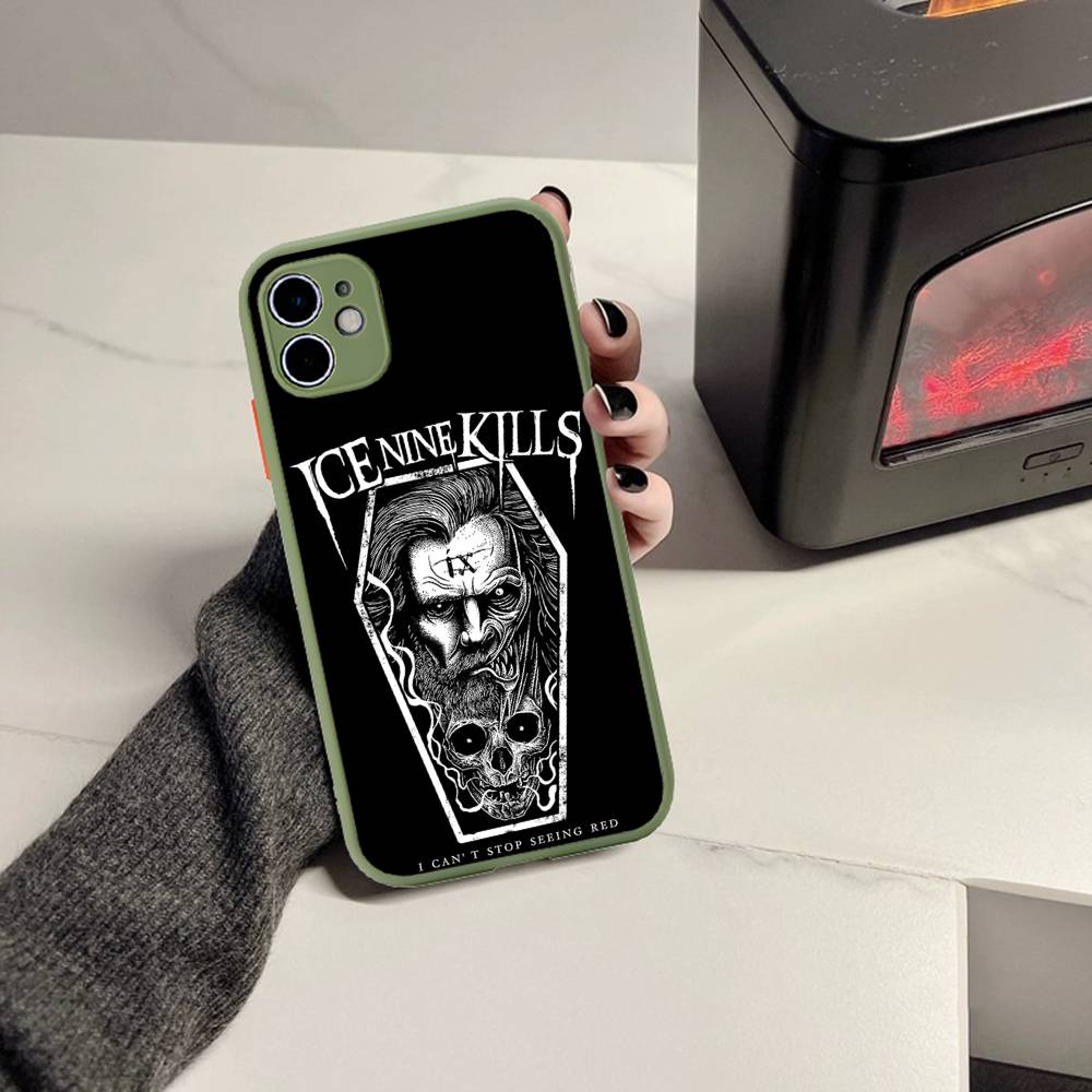 

Силиконовый чехол для iPhone 16 15 14 13 12 11 Pro Max Plus X XS MAX с изображением группы Ice Nine Kills, противоударный, матовый iphone Xs Max