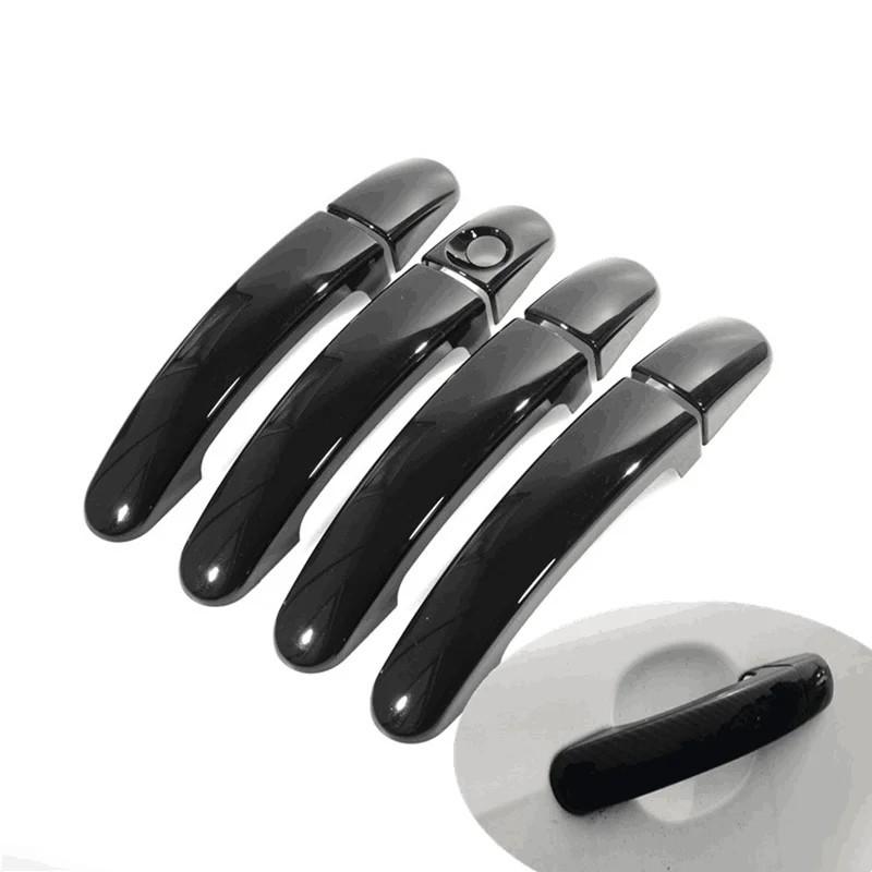 For Ford Focus 2012 2013 2014 2015 2016 2017 2018 Door Handle Cover Trim ABS Chrome Glossy Black Sticker Car Styling Accessories