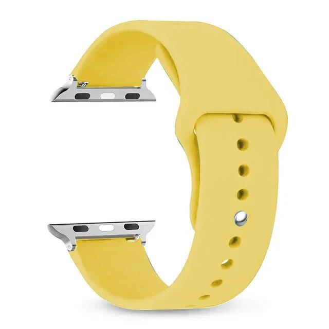 Bracelet en silicone pour bracelets Apple Watch 45 mm 44 mm 49 mm 40 mm 41 mm 42 mm Bracelet sport correa iWatch Series SE 9 8 7 6 5 3 4 Ultra 2