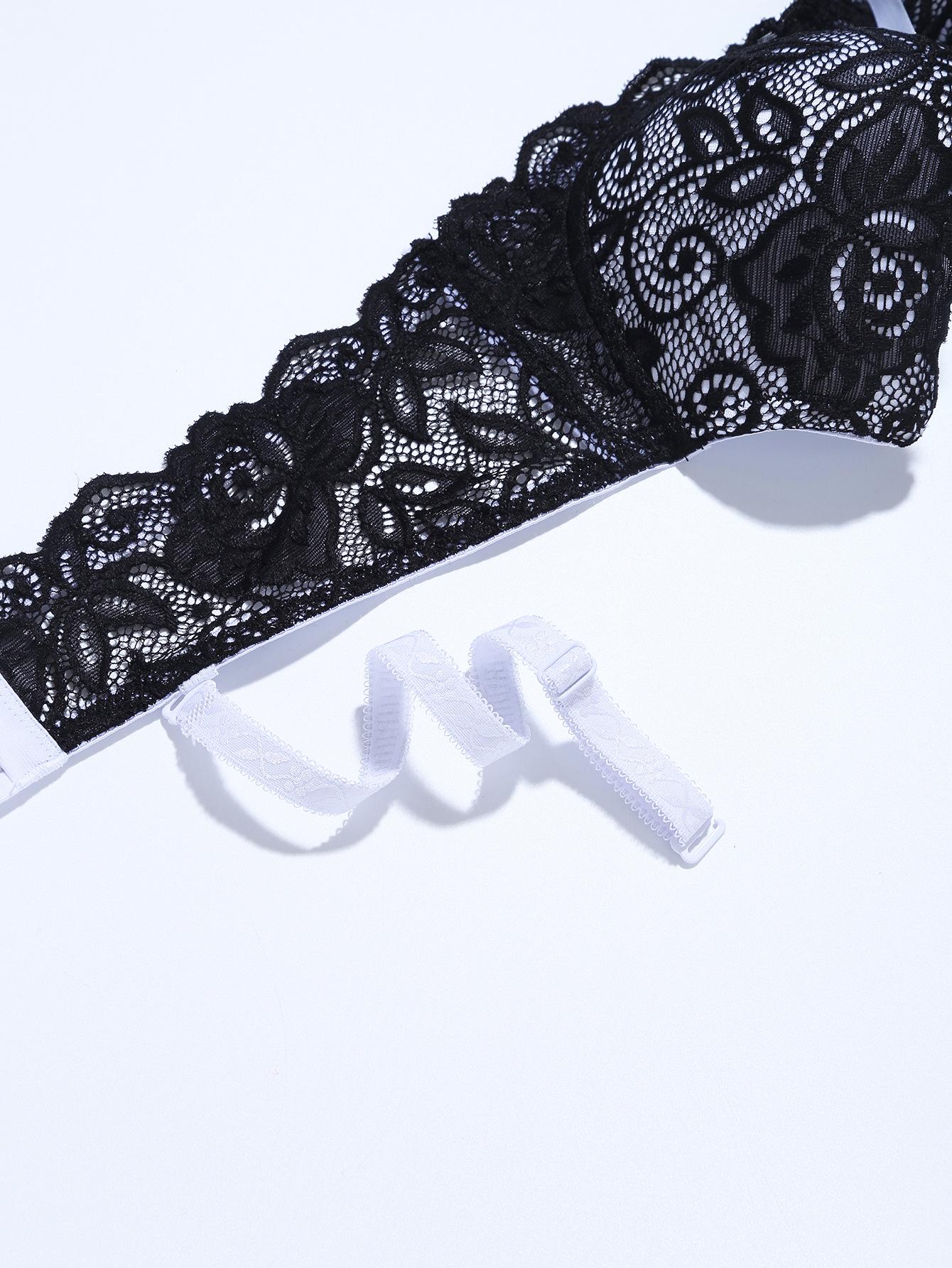 Европейские и американские женщины сексуальный комплект нижнего белья с цветными блоками — фото 7