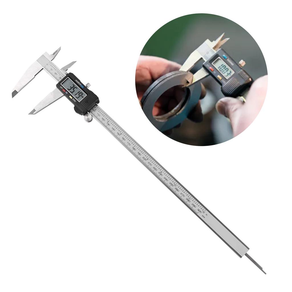 12 Inch 300MM Digital Electronic Vernier Caliper Digital Vernier Caliper 0‑300MM Micrometer Mea Digital Caliper
