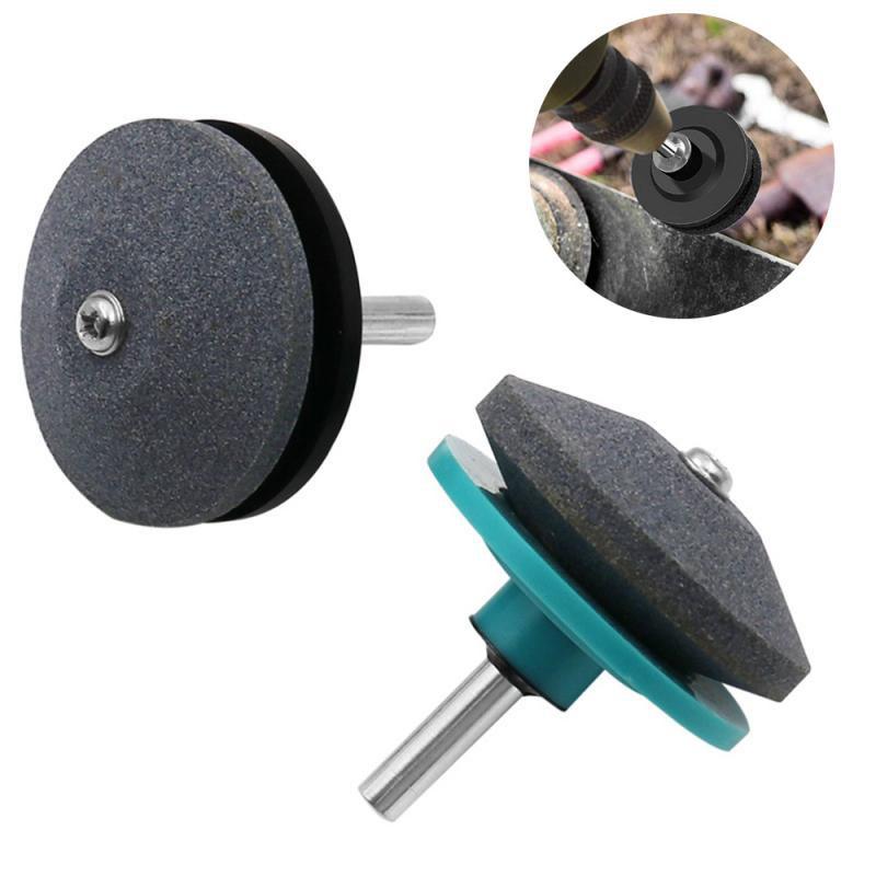 1Pcs Lawn Mower Sharpener Lawnmower Sharpener for Power Hand Drill for Power Hand Drill Knife Sharpening Stone Grindstone