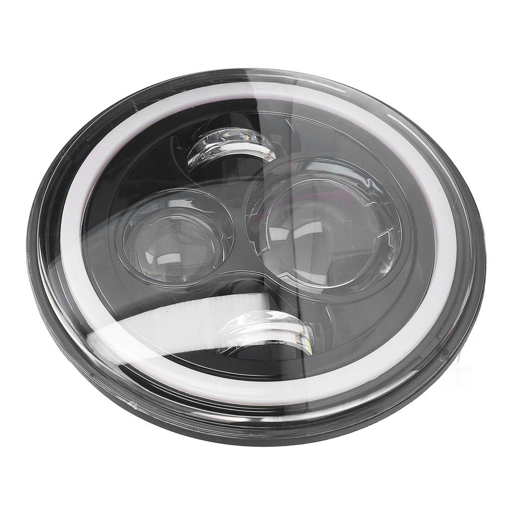 Motorcycle Headlight 7 Inch 6000K Universal Rugged LED Headlamp High Brightness Front Light DC 9 To