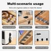 10-50pc Reusable Cable Ties Hook and Loop Cable Ties Self Adhesive Cable Organizer Table Wall Adhesive Cable Routing Holder