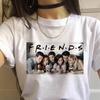 friends tv show t shirt Clothing 2026 korean tshirt 90s women female top tee shirts Graphic t-shirt Girl kawaii summer Korean