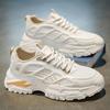 2025 Men's Summer Casual Mesh Sports Shoes - Breathable, Non-slip, Wear-resistant, Height-increasing Dad Style