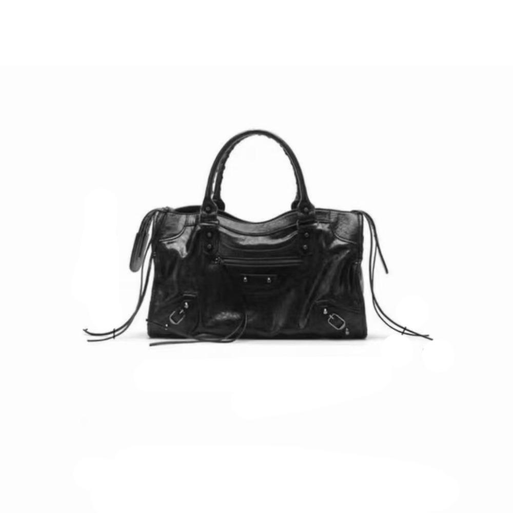 

Вместительная ретро-сумка кроссбоди Элегантная ПУ сумка под мышкой Модная сумка-локомотив с заклепками Для шоппинга