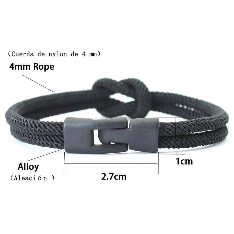 Nový románový pánský náramek provazový dvouvrstvý barevný náramek pirátský náramek doplňky Homme Erkek Bileklik Braslet Rouge Boyfriend Gift