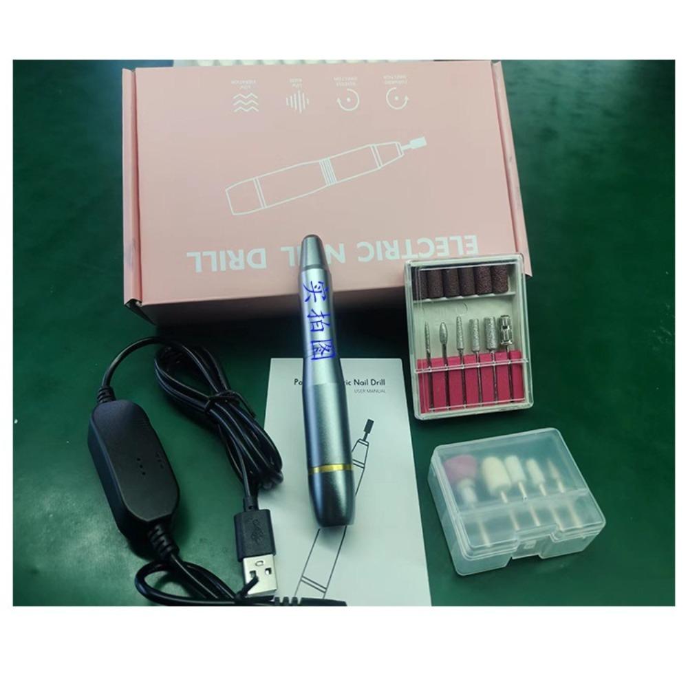 Nails Accessories Electric Nail Drill Pen Manicure Pedicure Drills Gel Polishing Tools Electric Nail Sander Driller USB