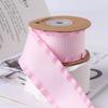 Factory Multicolour Ruffled Polyester Ribbon for Gift Box Packing