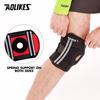 Aolikes Sports Knee Support Elastic Breathable Patella Brace for Running Gym Cycling Basketball Football Knee Pads