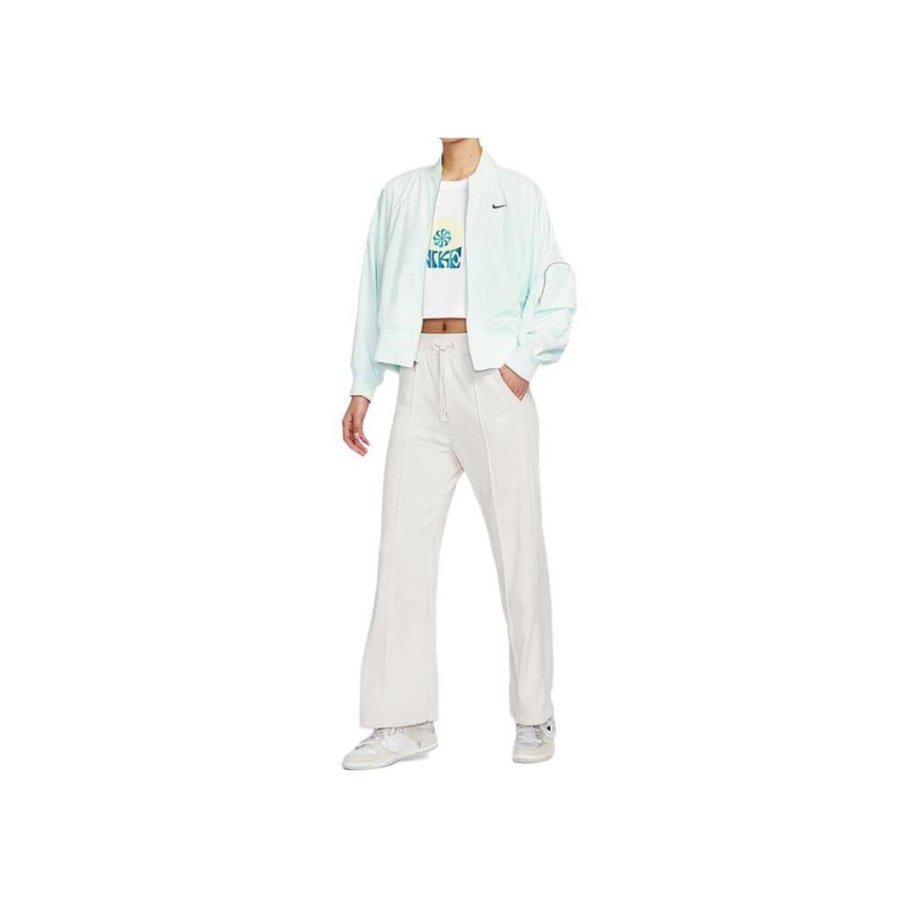 Nike SS24 Zip Collar Woven Jacket Women Jackets Blue FN2840-394