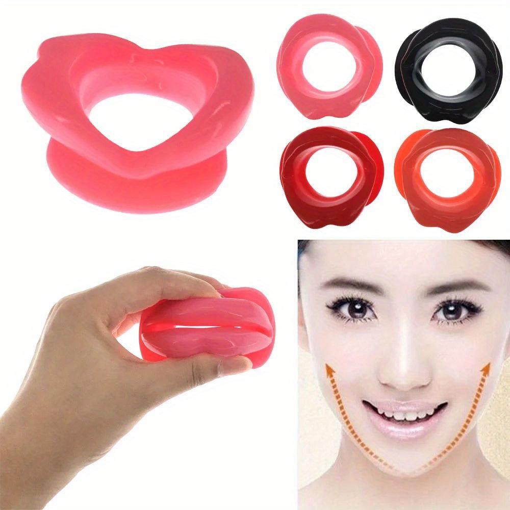 1pc Silicone Lip and Facial Trainer - Non-Electric Muscle Toner for Smile Enhancement, Unscented Skin Care Tool, Reusable Beauty Device