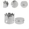 Alcohol Burner Camp Furnace Easy To Use Convenient with Windshield Camping for Household